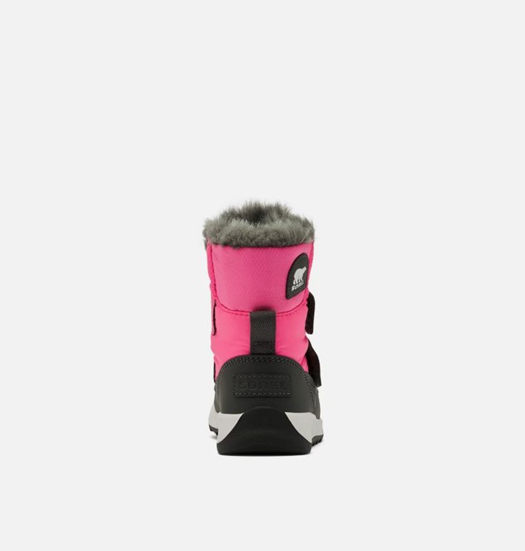 Kids Snow Boots Pink/Black - Sorel Toddler Whitney™ II Strap - 271-TBQJUE